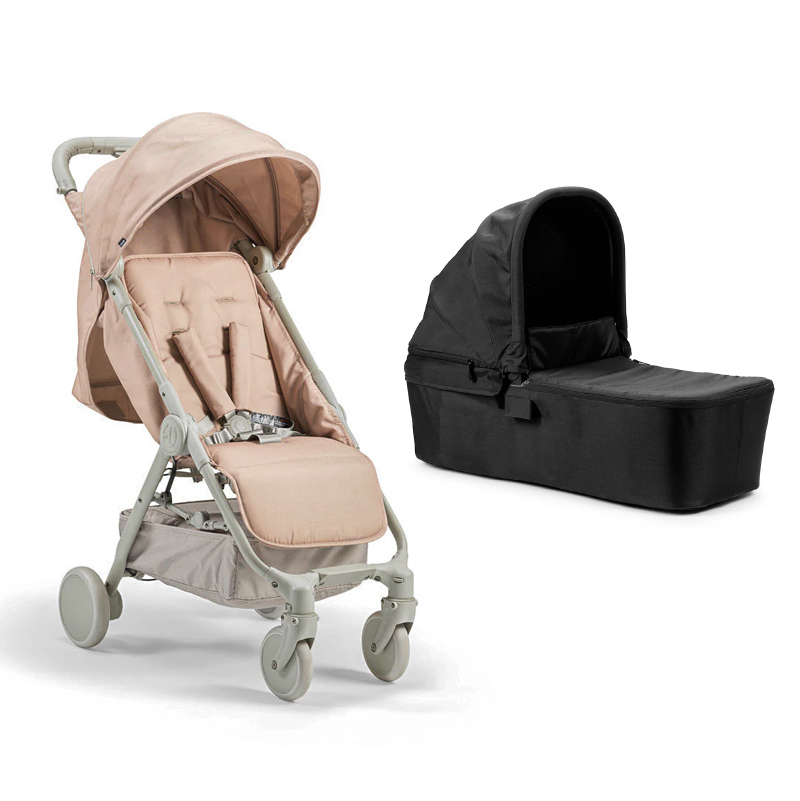 エロディ モンドストローラー＋キャリーコット（Blushing Pink＋ブラック）