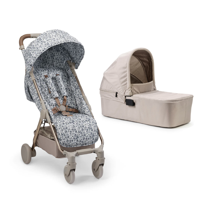 エロディ モンドストローラー＋キャリーコット（Garden Leo Toile＋ムーンシェル）